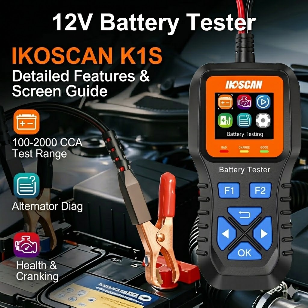 IKOSCAN K1S 12V Car Battery Te - Topdon Tc001 Thermal Camera review and price
