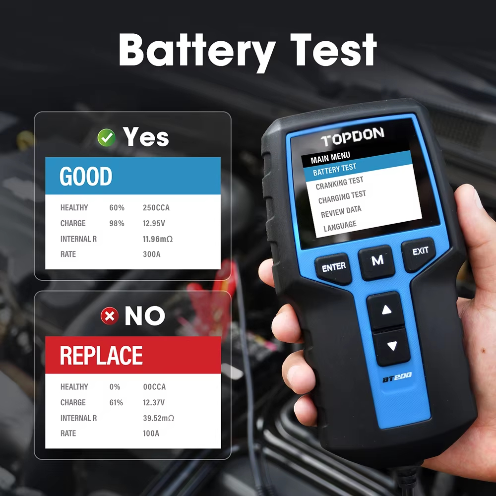 TOPDON BT200 Digital Battery A - Topdon Tc001 Thermal Camera review and price