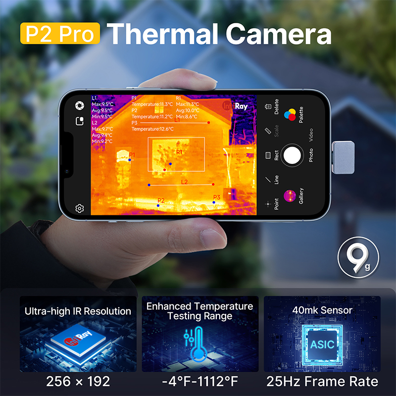 Infiray P2 Pro Thermal Camera  - Nf 521 Thermal Imaging Camera review and price