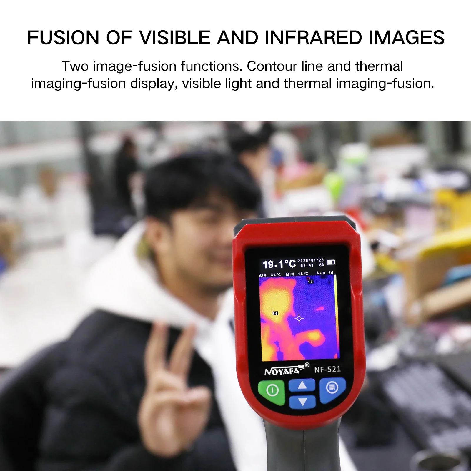 NF-521 Handheld Infrared Therm - Nf 521 Thermal Imaging Camera review and price