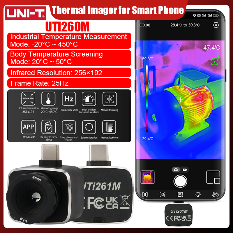 UNI-T UTi261M Thermal Camera 2 - Thermal Imaging Camera 256X192 review and price