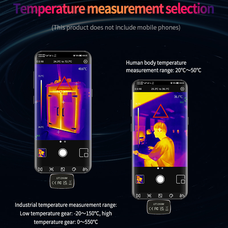 UNI-T Thermal Imager For Mobil - Thermal Imaging Camera 256X192 review and price